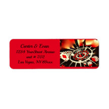 カジノギャンブラー黒、金ゴールド、赤