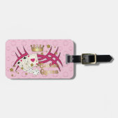 カジノクイーンカスタマイズ- ラゲッジタグ (正面横)