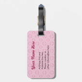 カジノクイーンカスタマイズ- ラゲッジタグ (裏面縦)