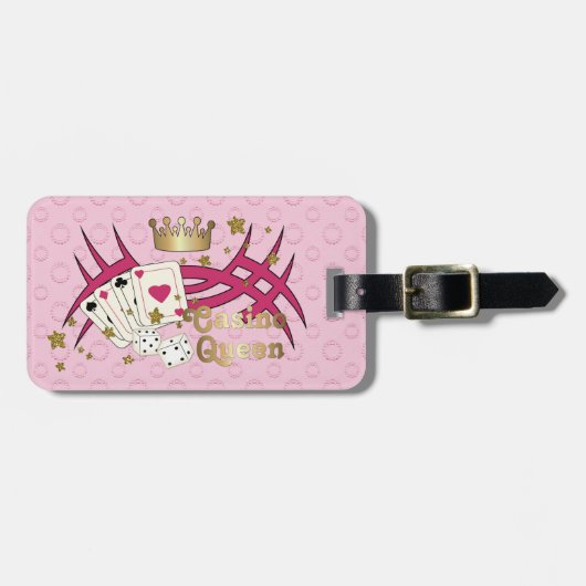 カジノクイーン ラゲッジタグ (正面横)