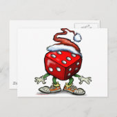 カジノクリスマス シーズンポストカード (正面/裏面)