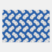 カジノクールサイコロパターン ラッピングペーパーシート (正面3)