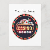 カジノクールナイトカスタマイズ ポストカード (正面)