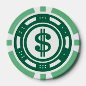 カジノクール愛好家の追加文字 ポーカーチップ (正面)