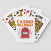 カジノグランマスロットマシン賭博祖母 トランプ (裏面)