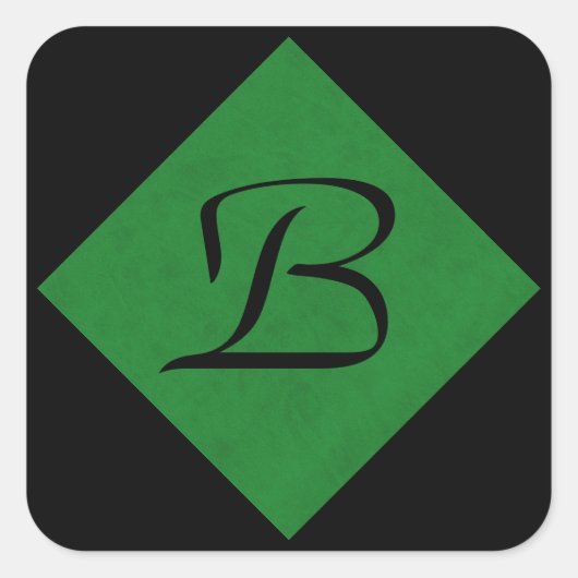 カジノグリーンベルベットホームパーソナライズされたカジノ スクエアシール (正面)