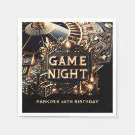 カジノゲームナイトカスタム スタンダードカクテルナプキン