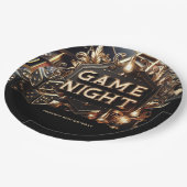カジノゲームナイトカスタム ペーパープレート (アングル)