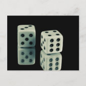 カジノサイコロ ポストカード (正面)