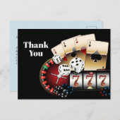 カジノサンキューカード インビテーションポストカード (正面/裏面)