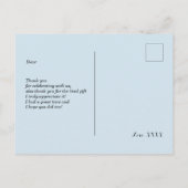 カジノサンキューカード インビテーションポストカード (裏面)