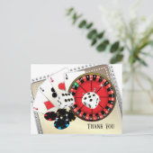 カジノサンキューカード インビテーションポストカード (スタンド正面)