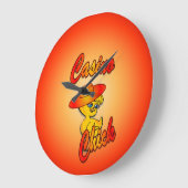 カジノシック#5 ラージ壁時計 (傾斜)