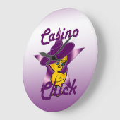 カジノシック#9 ラージ壁時計 (傾斜)