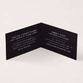 カジノシーン、カジノマネージャー詳細 名刺 (内部)