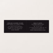 カジノシーン、カジノマネージャー詳細 名刺 (内部フラット)