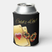 カジノスタイル40番目の頼パーティーME 4チップ上の名前 缶クーラー (缶裏面)