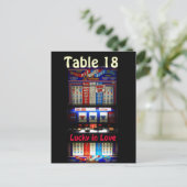 カジノスロットマシンテーブル番号 – ラッキーインラブ ポストカード (スタンド正面)