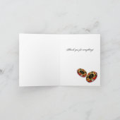 カジノチップ頼チップに名前を付けてくれてありがとう サンキューカード (内部)