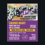 カジノチップ、カジノナイト、ゲーム業界 チラシ<br><div class="desc">Casino Chips、Casino Night、Gaming Industry's Flyers By 広告 The Business Card Store.</div>