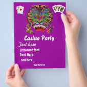 カジノテーママスカレード1 「注意」を参照 チラシ (手)