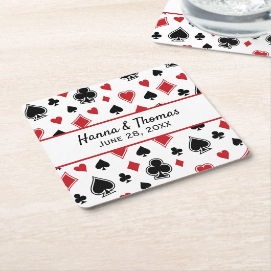 カジノテーマラスベガス結婚ズ スクエアペーパーコースター (アングル)