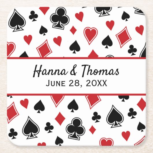 カジノテーマラスベガス結婚ズ スクエアペーパーコースター (正面)