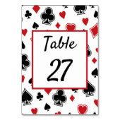 カジノテーマラス結婚ベガスのテーブル番号 テーブルナンバー (正面)