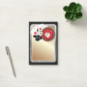 カジノテーマ、トランプのポーカー、ベガスカジノ ポストイット (オフィス)