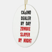 カジノディーラーゾンビレイヤー セラミックオーナメント (左)
