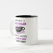 カジノディーラーワンダフル素晴らしスシー ツートーンマグカップ (正面左)