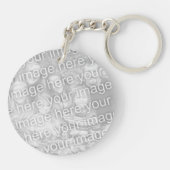 カジノトランプのポーカーチップカスタムコイン写真キーチェーン キーホルダー (裏面)