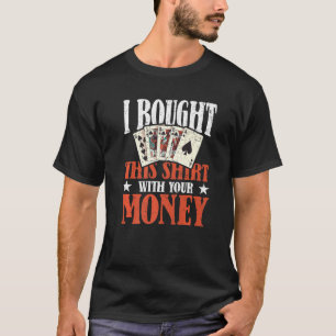 カジノトランプのポーカー衣装トランプのポーカー Tシャツ