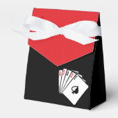 カジノトランプのポーカー誕生日パーティーの好意ボックス フェイバーボックス (正面サイド)