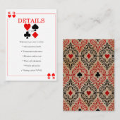 カジノトランプのポーカー | Vegas |トランプエンクロージャ エンクロージャーカード (正面/裏面)