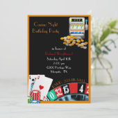 カジノナイトカラフルパーティー 招待状 (スタンド正面)