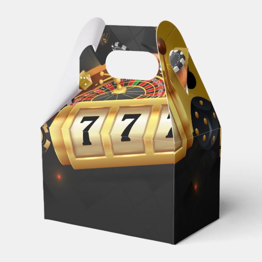 カジノナイトサンキューユーパーティーブラック金ゴールド フェイバーボックス (裏面サイド)