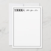 カジノナイトトランプのポーカー王室のストレートフラッシュスペード (正面)