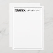 カジノナイトトランプのポーカー王室のストレートフラッシュスペード (正面/裏面)