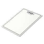 カジノナイトトランプのポーカー王室のストレートフラッシュスペード ノートパッド (アングル)