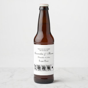 カジノナイトトランプのポーカー王室のストレートフラッシュスペード ビールラベル