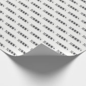 カジノナイトトランプのポーカー王室のストレートフラッシュスペード ラッピングペーパー (角)