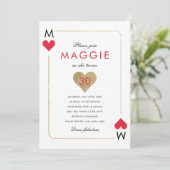 カジノナイトパーティの招待状 招待状 (スタンド正面)