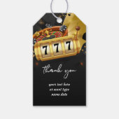カジノナイトパーティーありがとう ギフトタグ (正面)