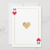 カジノナイトパーティーの招待状 招待状 (裏面)