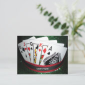 カジノナイトパーティーカード ポストカード (スタンド正面)