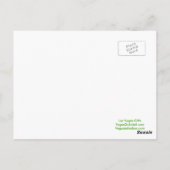 カジノナイトパーティーカード ポストカード (裏面)