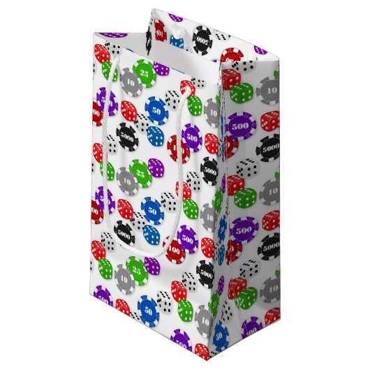 カジノナイトパーティースモール抱き枕 スモールペーパーバッグ (正面アングル)