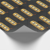 カジノナイトパーティースロットマシン ラッピングペーパー (角)