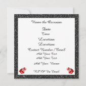 カジノナイトパーティー招待状 招待状 (裏面)